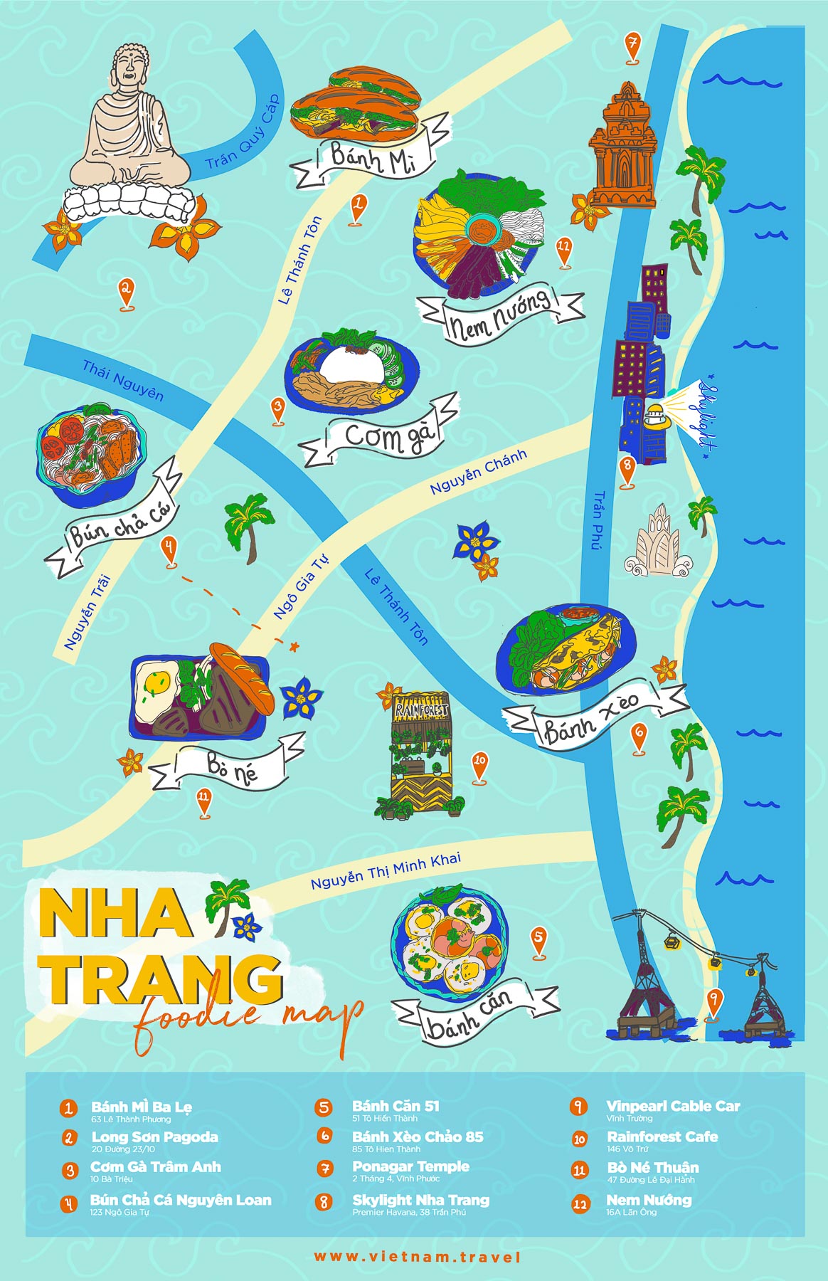 Với Vietnam Tourism Foodie Map Nha Trang 2024, bạn sẽ được khám phá những món ăn ngon đặc trưng của vùng đất này. Tìm hiểu về các địa điểm ăn uống địa phương và hương vị đặc trưng nhất của Nha Trang, và thỏa sức thưởng thức những món ăn ngon tuyệt vời trong chuyến du lịch của bạn.