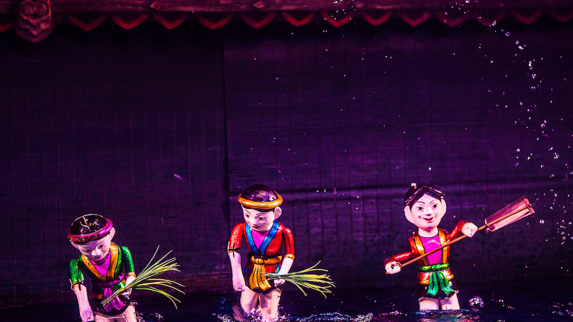 when was water puppetry found in vietnam
