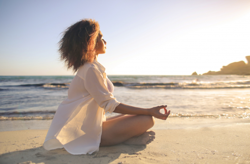 Beach Yoga on Phu Quoc island