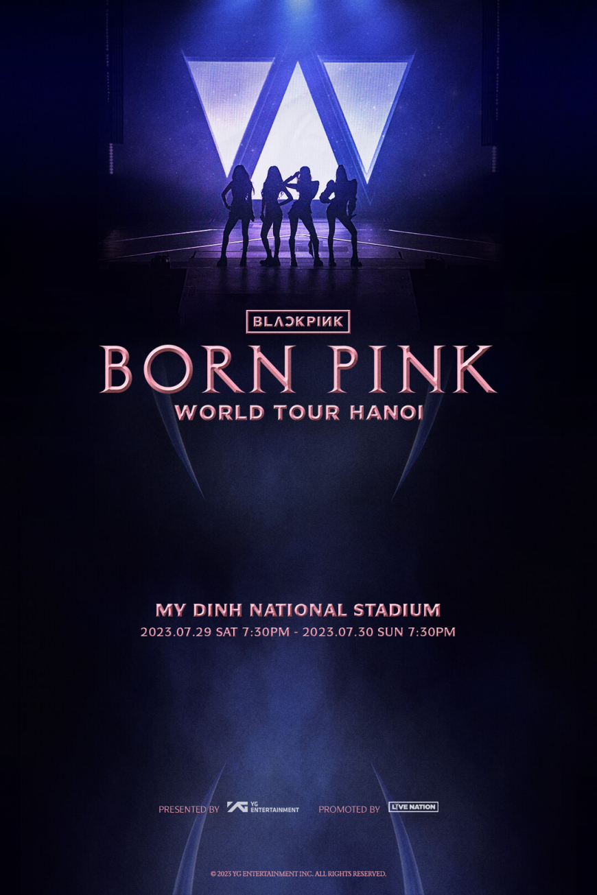 BLACKPINK World Tour in Hanoi Poster