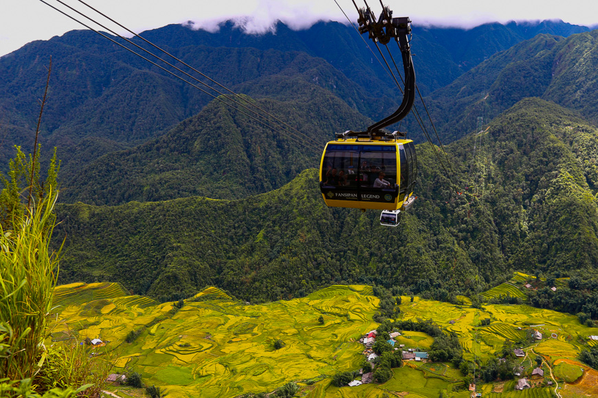 cable car ride fansipan