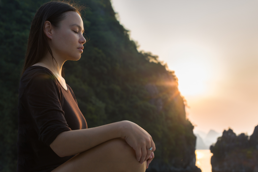 yoga at ha long bay