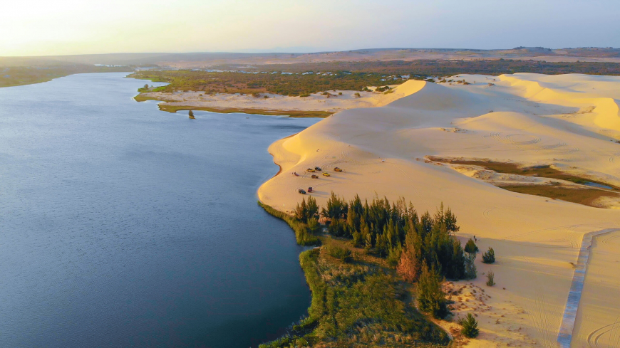 Phan Thiet , Vietnam Red & White Sand Dunes 