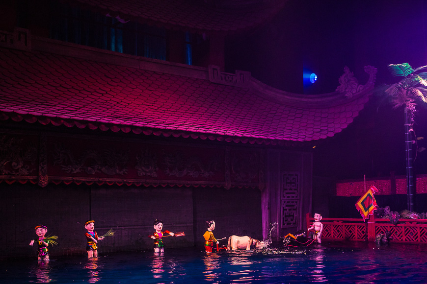 water puppet theatre Vietnam